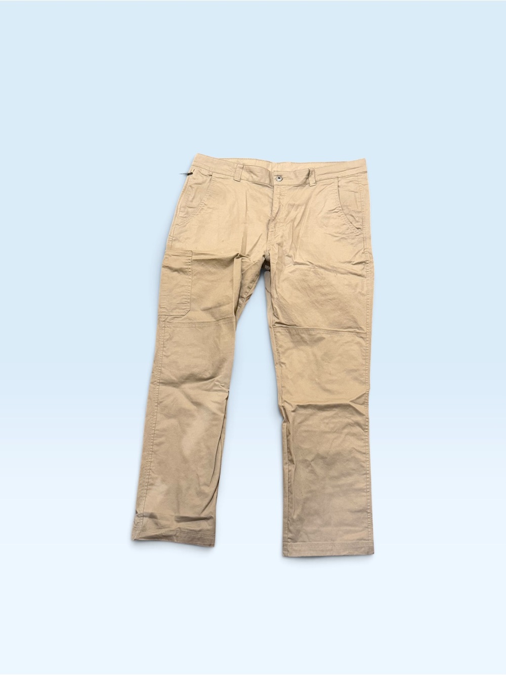 Men's Classic Straight Chino Pants in Light Khaki